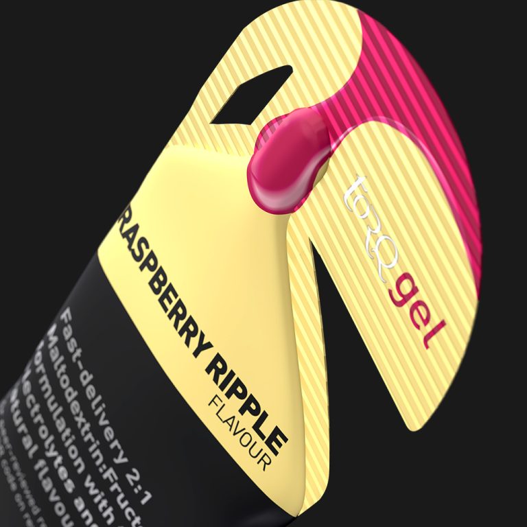 Single Raspberry Ripple Energy Gel - TORQ Ltd