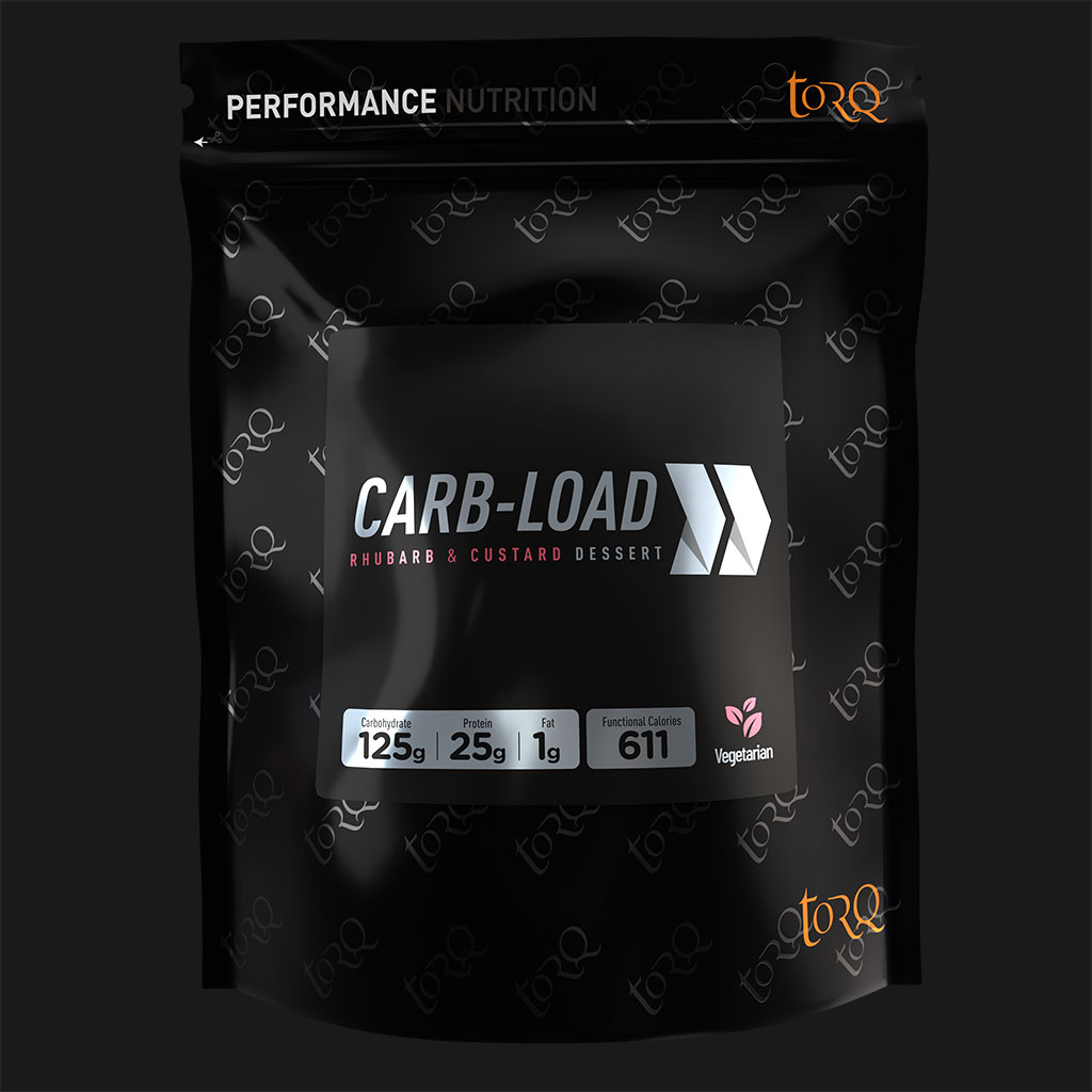 TorQ Fitness Carb-Load Dessert - Rhubarb & Custard Flavour | Extra 10% off with our exclusive code ’AFCB10’, Multibuy savings to 20% & FREE Delivery on ALL UK orders