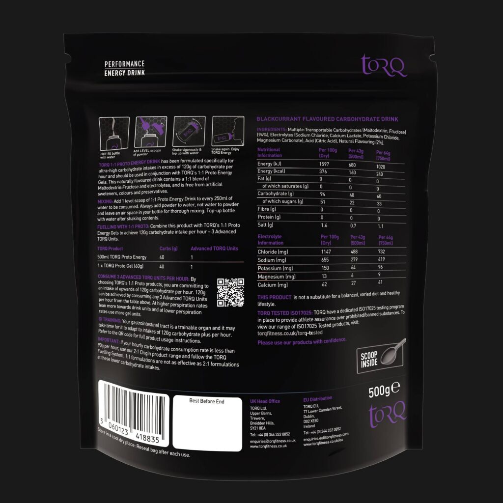 Blackcurrant Flavour 1:1 Proto TORQ Energy - Image 3